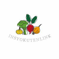 ポップなオーガニック野菜のロゴ